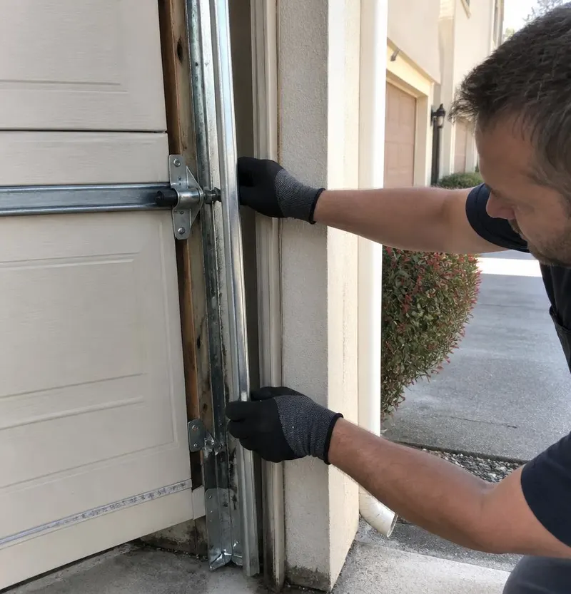 Off Track Door Repair in Key Colony Beach